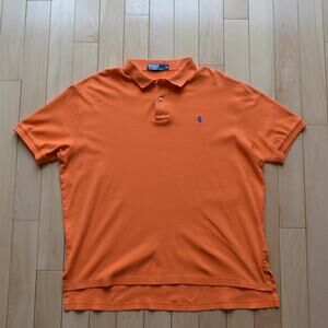 Polo Ralph Lauren Short Sleeve Polo Shirt Size XL Orange